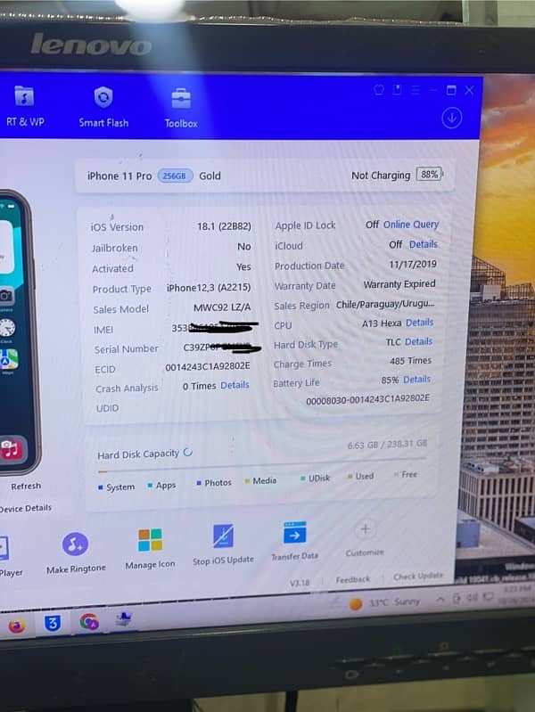 iPhone 11 Pro pta aporf 256gb 0