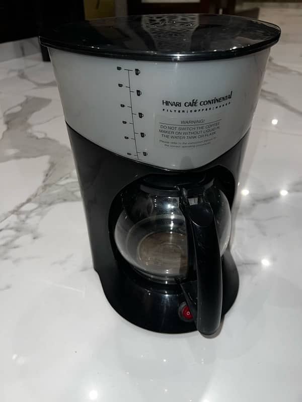 Hinari cafe continental coffee machine/coffee maker bought from uk 1