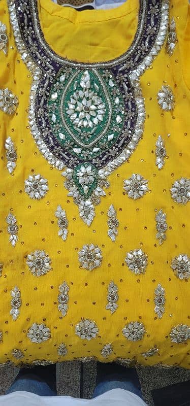 bridal Mehndi Dress condition 10/10 1