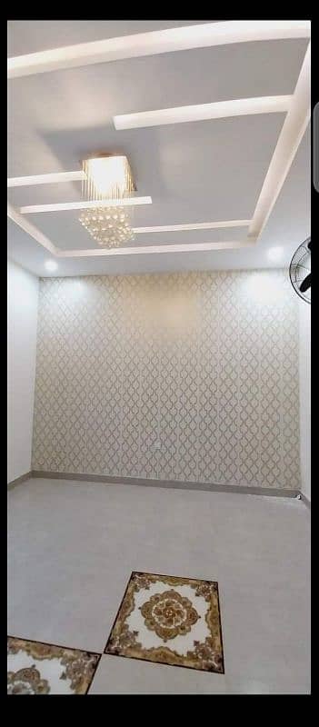 pvc wall panel. Wallpaper sheet. vinyl & wood flooring. ceiling. grass. 3