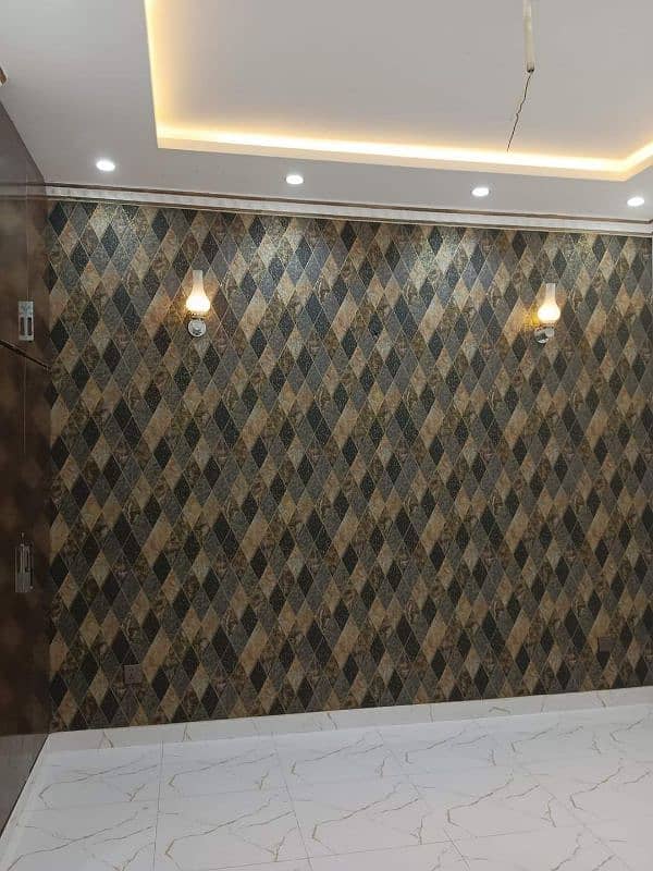 pvc wall panel. Wallpaper sheet. vinyl & wood flooring. ceiling. grass. 17