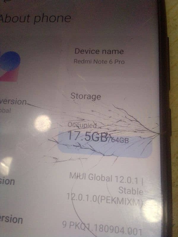 redme not 6 pro ram4 rom 64 1