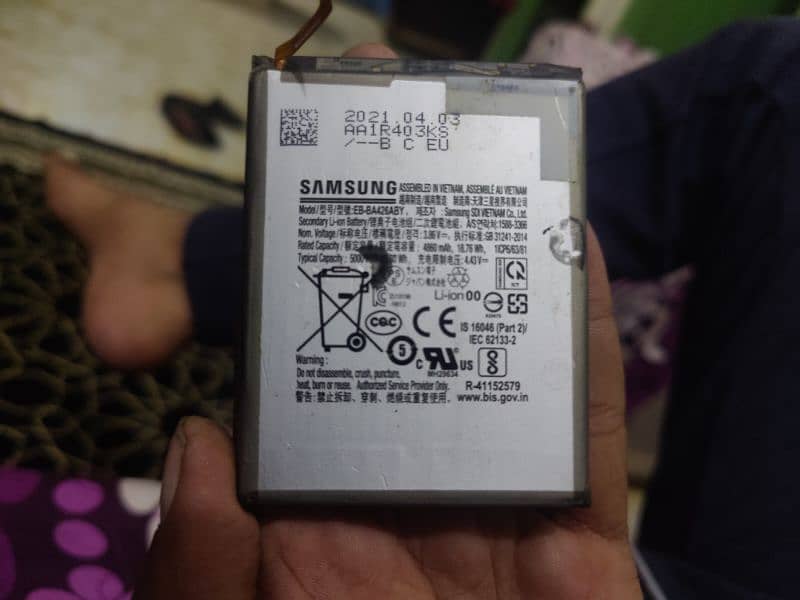 Original Battery samsung A72 0