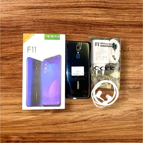 Oppo F 11 PTA Approved Touch ID 8/256GB 48MP Cam - Box / Accessories 2