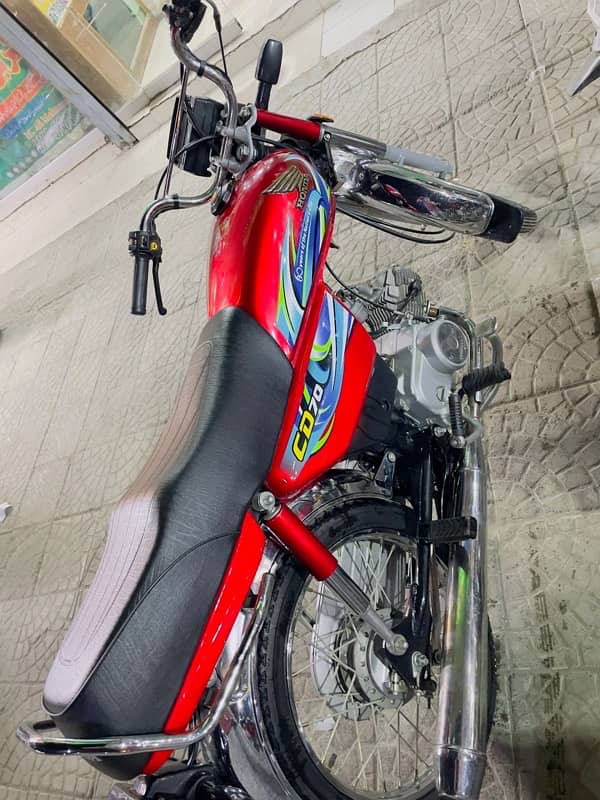 brand new bike honda 70 new condition 4