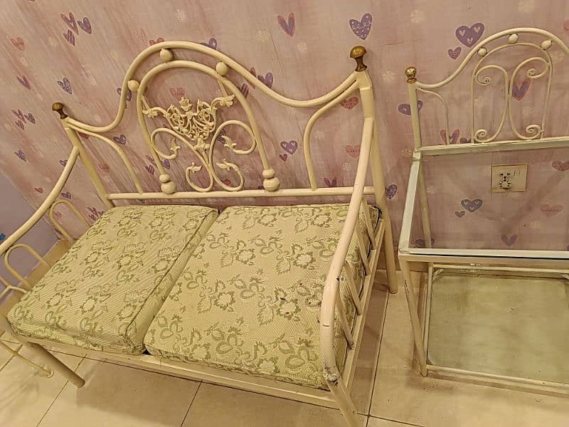 king size double bed set with side tables and dressing table,two seat 3