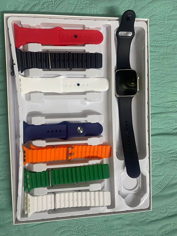 smart watch ultra 8 pairs bands 1