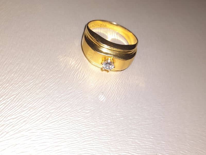 Gold ring for men half tola 0