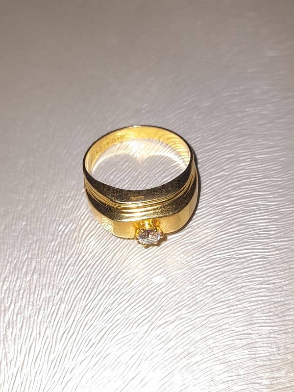 Gold ring for men half tola 1