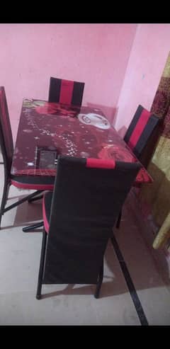 Dining table with 4 chairs