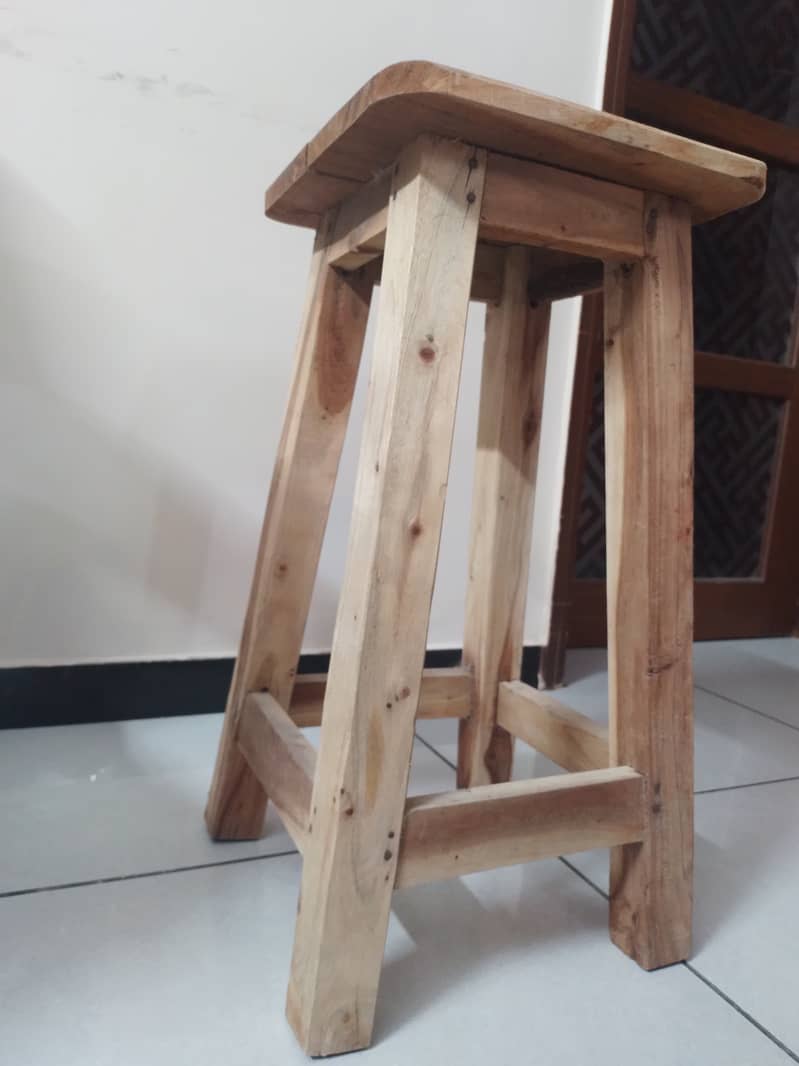 Wooden stool 0