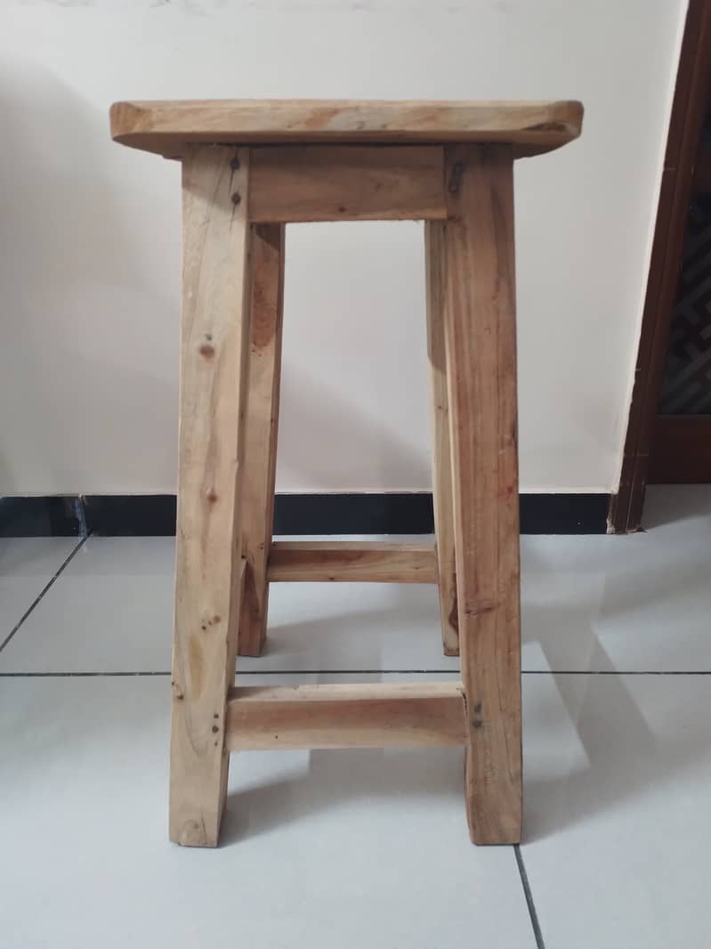 Wooden stool 1