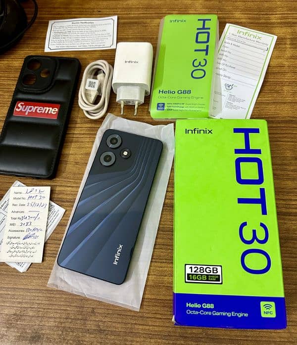 Infinix Hot 30 (8gb 128gb) Complete Box 0