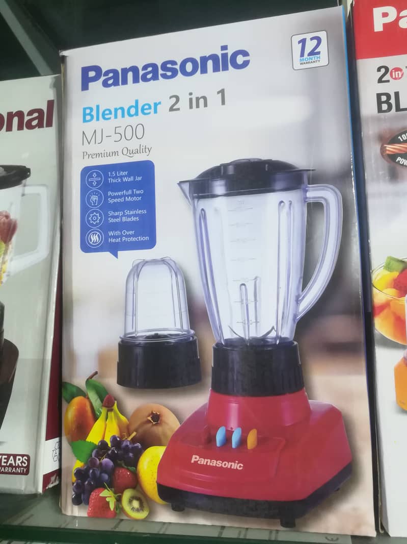 Panasonic Juicer Blender 2 in 1 Premium Quality MJ-500 3