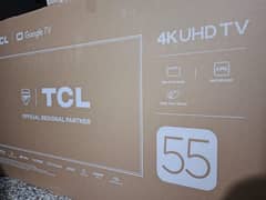 55” Led box pack with warranty