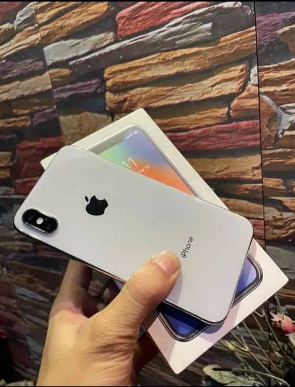 Iphone X 64GB PTA Approved with Box 0