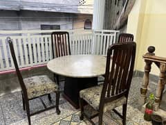 dining with 5 chairs for sell