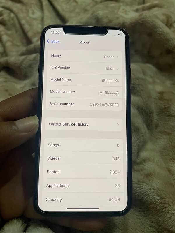 iphone xs urgent sale 4