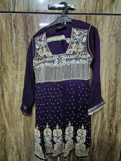 3 piece fancy shirt with sharara