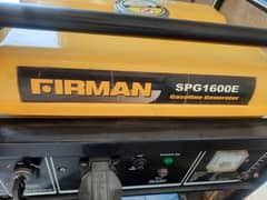 Firman SPG1600E Petrol and Gas Generator for Sale