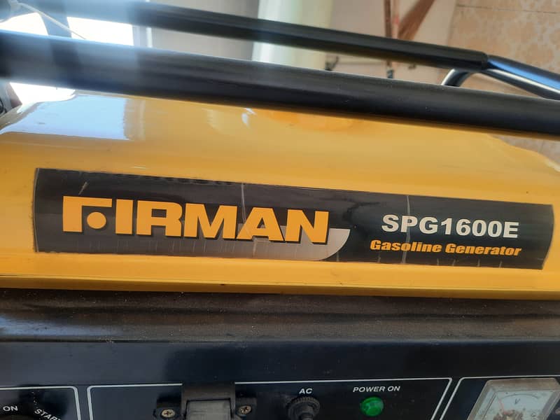 Firman SPG1600E Petrol and Gas Generator for Sale 4