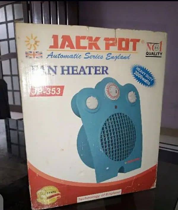 New Heater hai Fan k tor par bhi use kar sakty hain Garmiyon mein 0