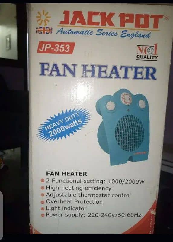 New Heater hai Fan k tor par bhi use kar sakty hain Garmiyon mein 1