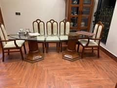 original burma teek dining table