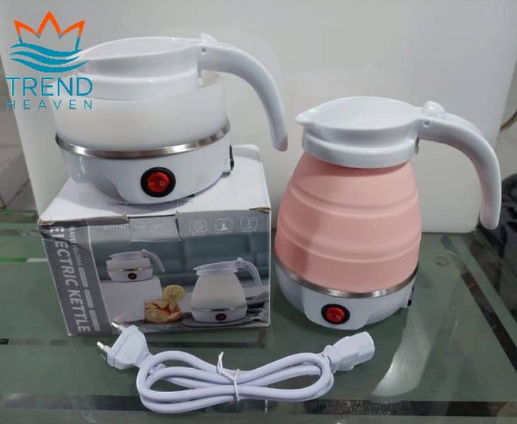 Foldable and Portable Electric Teapot Water Heater - 600ml 1