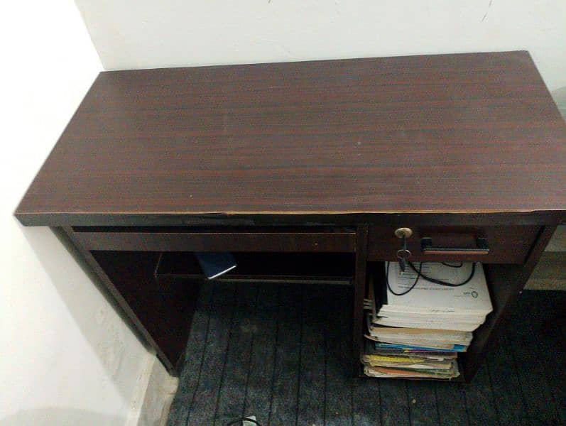 Study table + Rotating chair (office table & office chair) 1