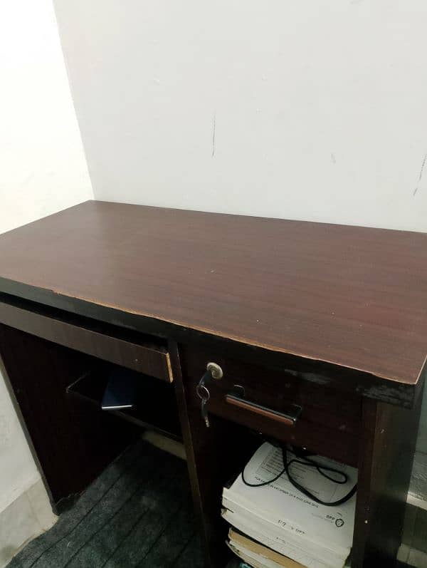 Study table + Rotating chair (office table & office chair) 2