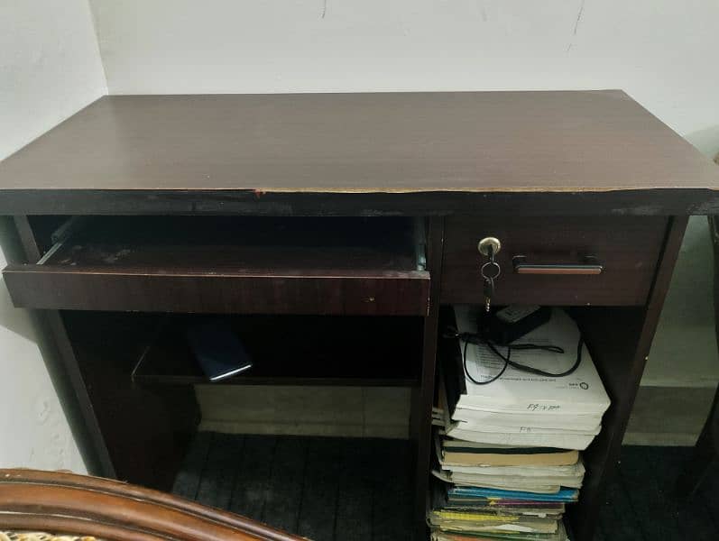 Study table + Rotating chair (office table & office chair) 3