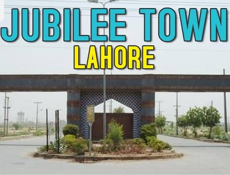 10 MARLA PLOT FOR SALE IN HOT LOCATION NEARBY SCHOOL AND MAIN MARKET JUBILEE TOWN CANAL ROAD LAHORE BLOCK B 0