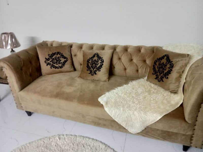 7 seater sofa set slightly use 1 month 3