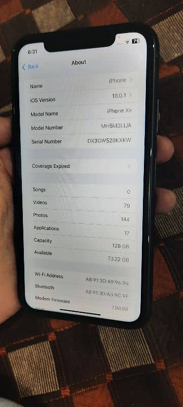 iphone Xr 128GB Non Pta 2