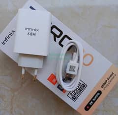 Infinix zero 30 original 68 watt box plugged charger Not 30 pro