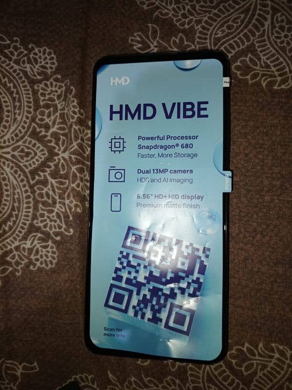 HDM vibe brand new mob with charger andcable 4