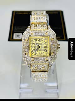 Daimond watch stone for men stock available