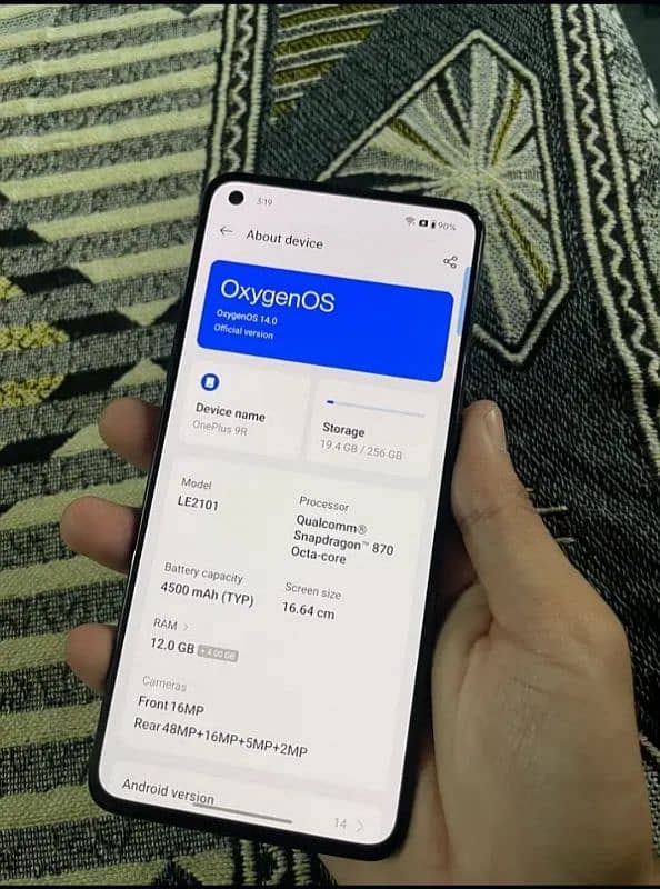 One Plus 9r 8gb 128gb 3
