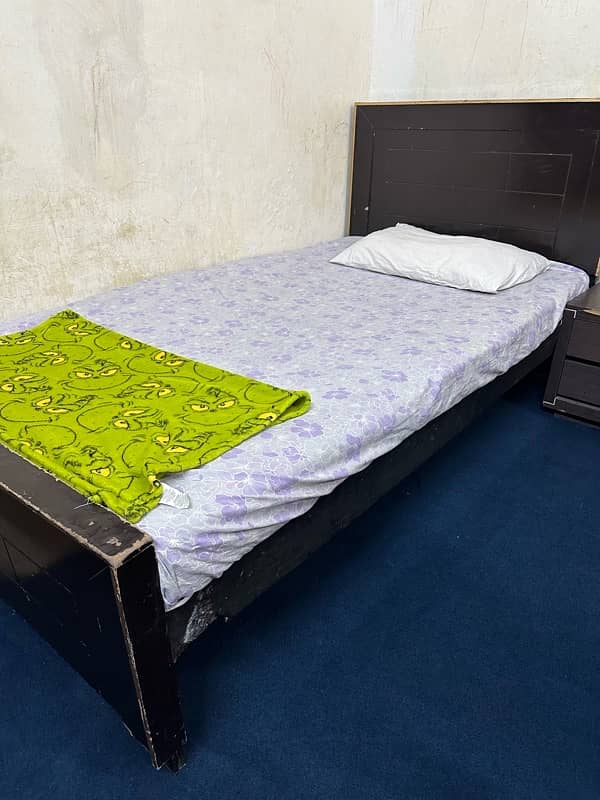 single bed with mattress 2