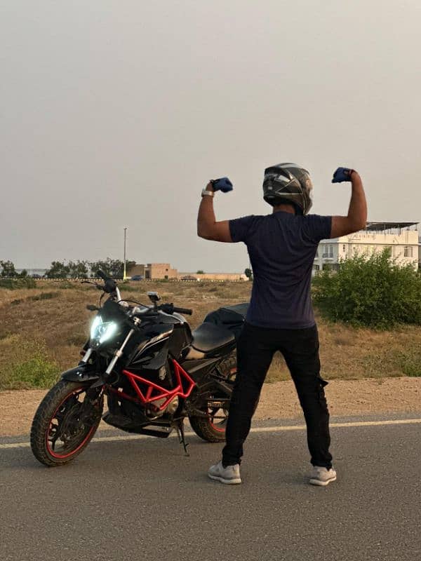 street fighter N250 heavy bike 1