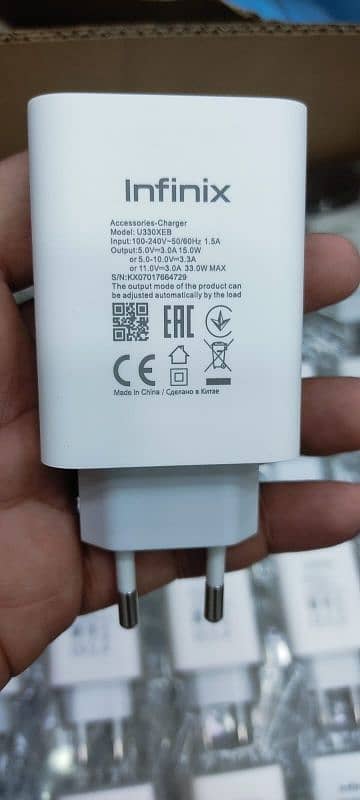 Infinex Vivo Oppo Realmi One plus A to Z Orignal charger best rate 1