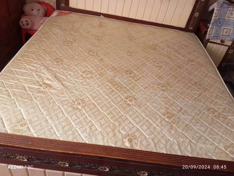 master Milty foam double bed mattress for sale used like new condition 1