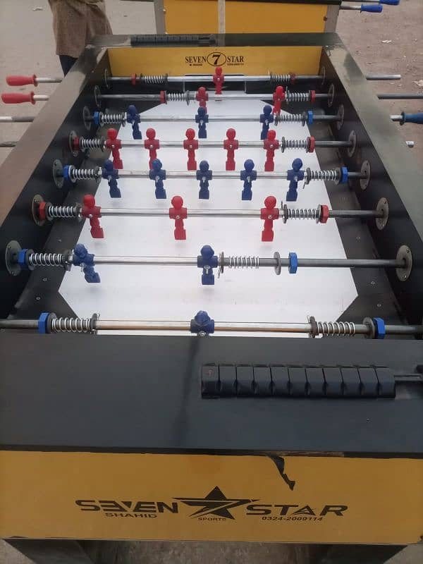 seven star foosball 3 mnth use second 6 mnths use 4