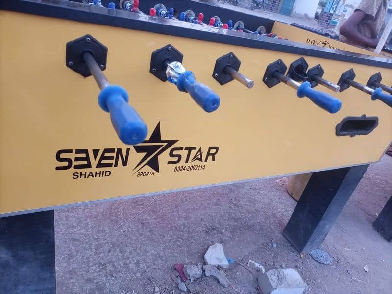 seven star foosball 3 mnth use second 6 mnths use 5