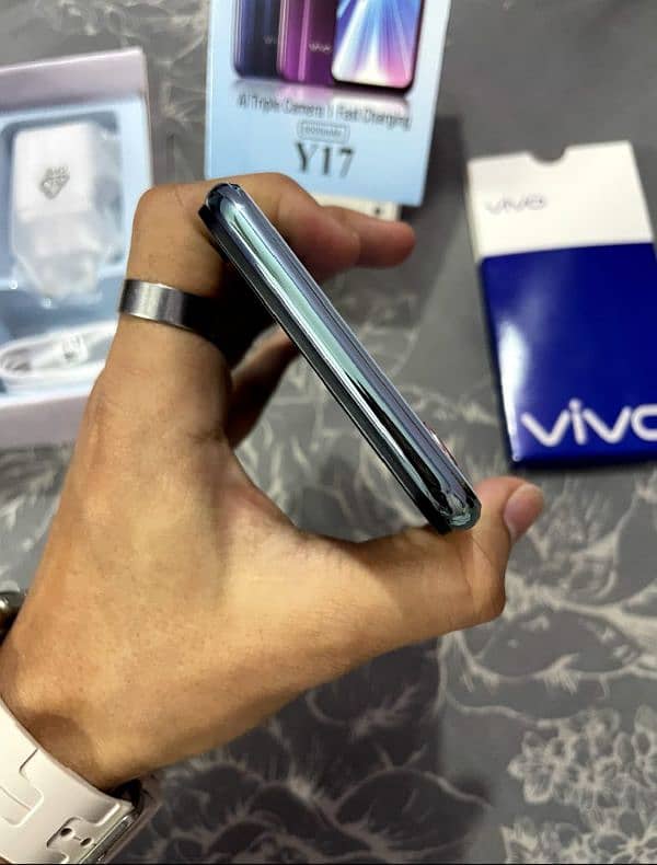 Vivo Y17 8gb 256gb With Box Charger PTA Approved 5