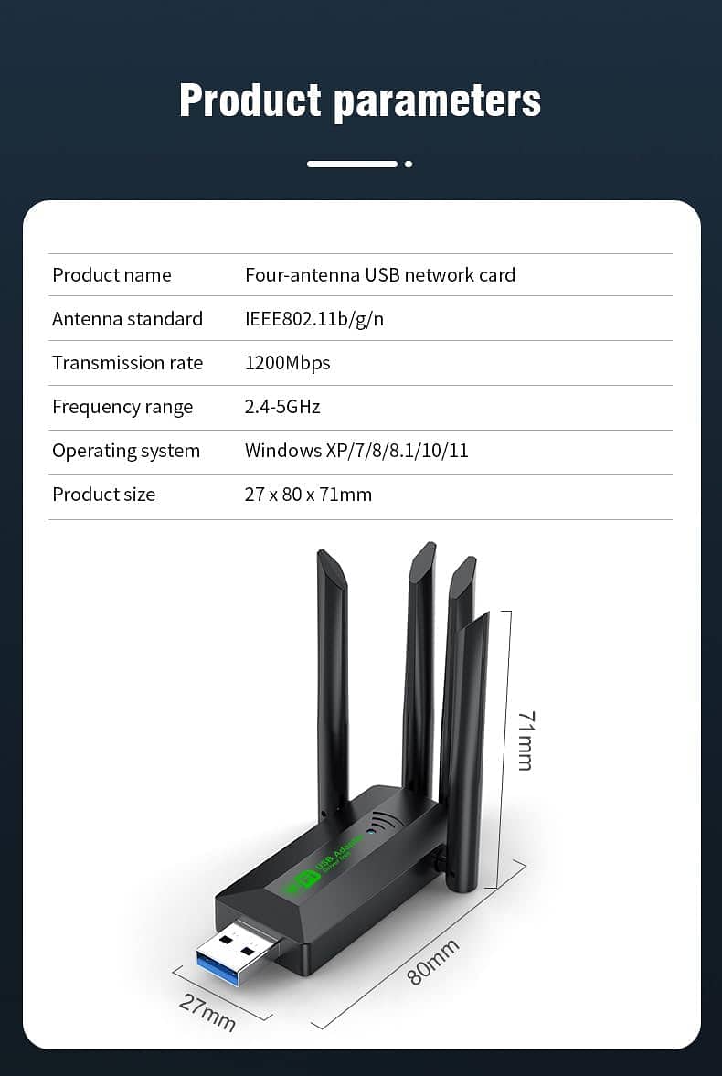 PIX-LINK UW10 150Mbps Network Card WiFi Dongle USB WiFi Adapter 11