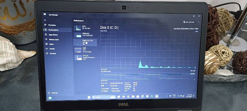 Dell 7470 i5, Ram 8gb, SSD 256gb, 6th generation,  good condition. 8