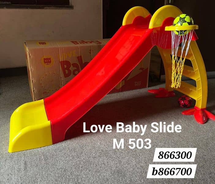 baby slide with basket ball and also without basket ball 0