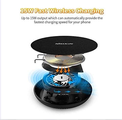 Power flash Wireless Charging Pad with Cooling Fan Nillkin FastCharger 5